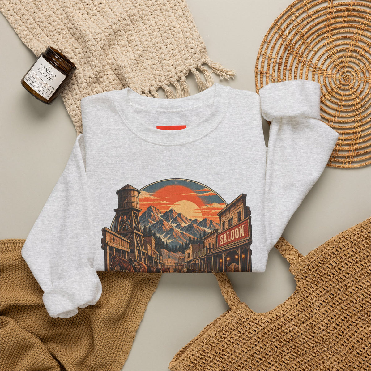 The Good 'Ol Days Funny Western Ranch Sweatshirt