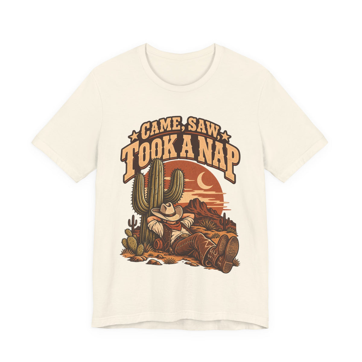 Came, Saw, Took A Nap Funny Self-Deprecating T-Shirt