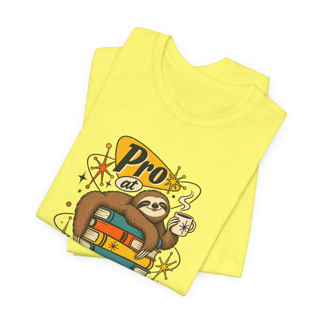 Pro at Productive Procrastination Funny Sarcastic T-Shirt