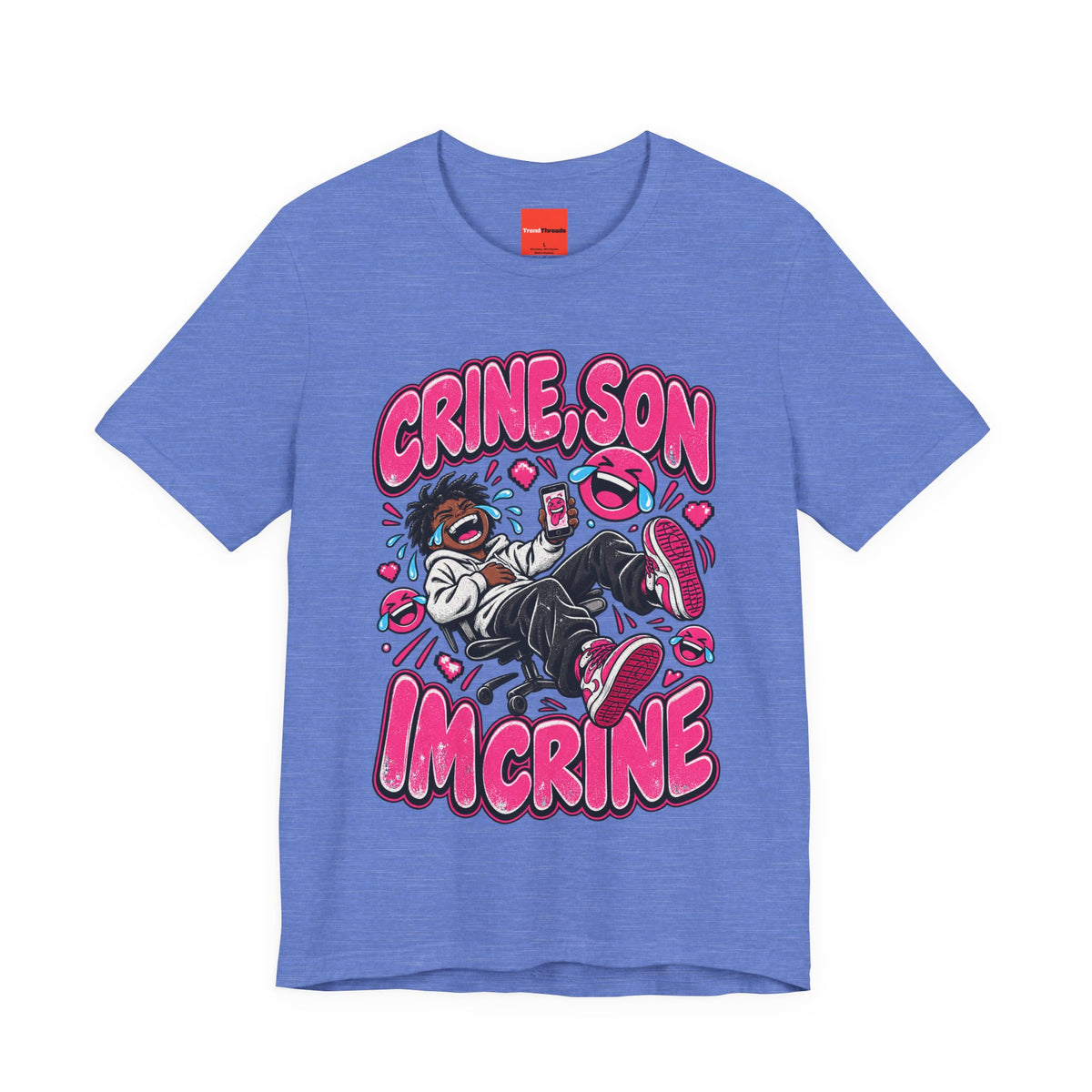 CRINE, SON IM CRINE Funny Y2K Graphic T-Shirt