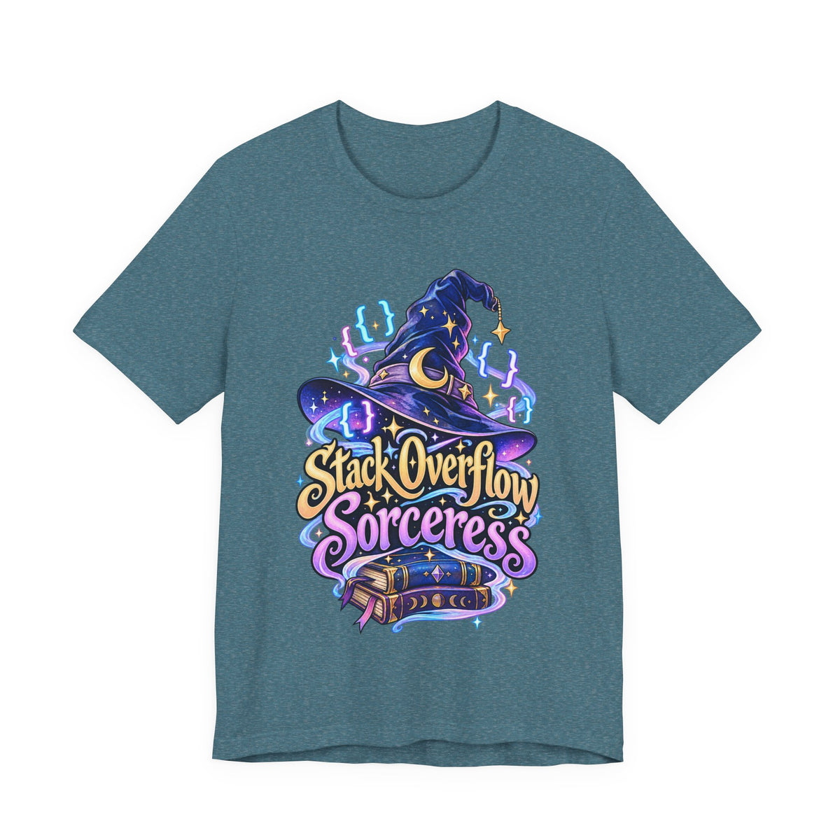 Stack Overflow Sorceress Funny Programmer T-Shirt
