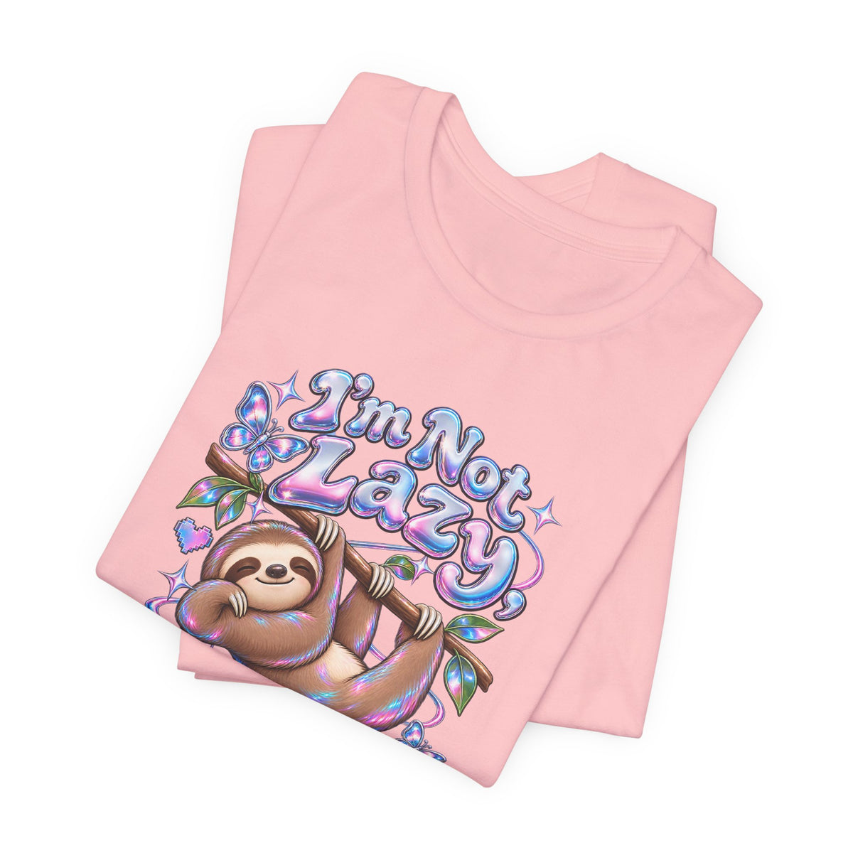 I'm Not Lazy, Just Energy Efficient Funny Casual T-Shirt