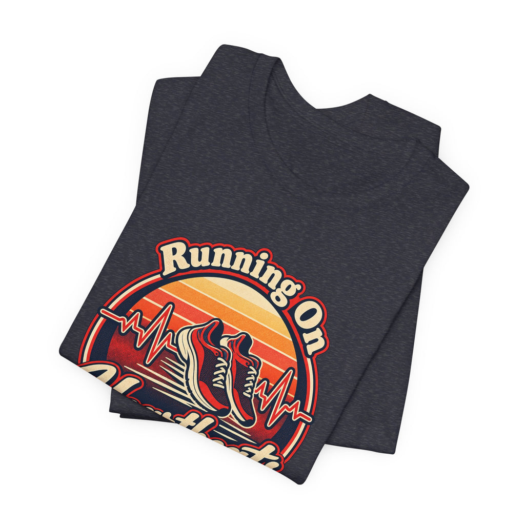 Running On Heartbeats and Hustle Funny Nurse T-Shirt