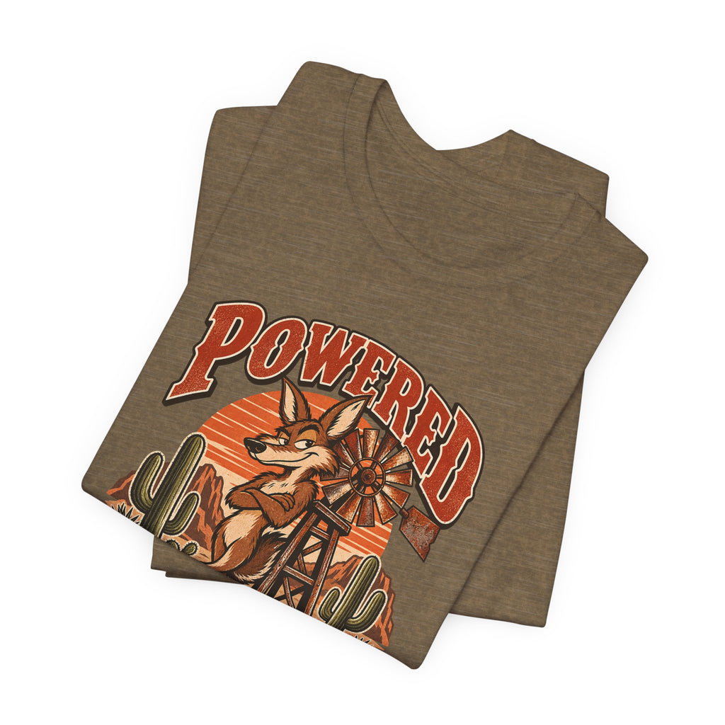 Powered By Passive Aggression Funny Western Ranch T-Shirt