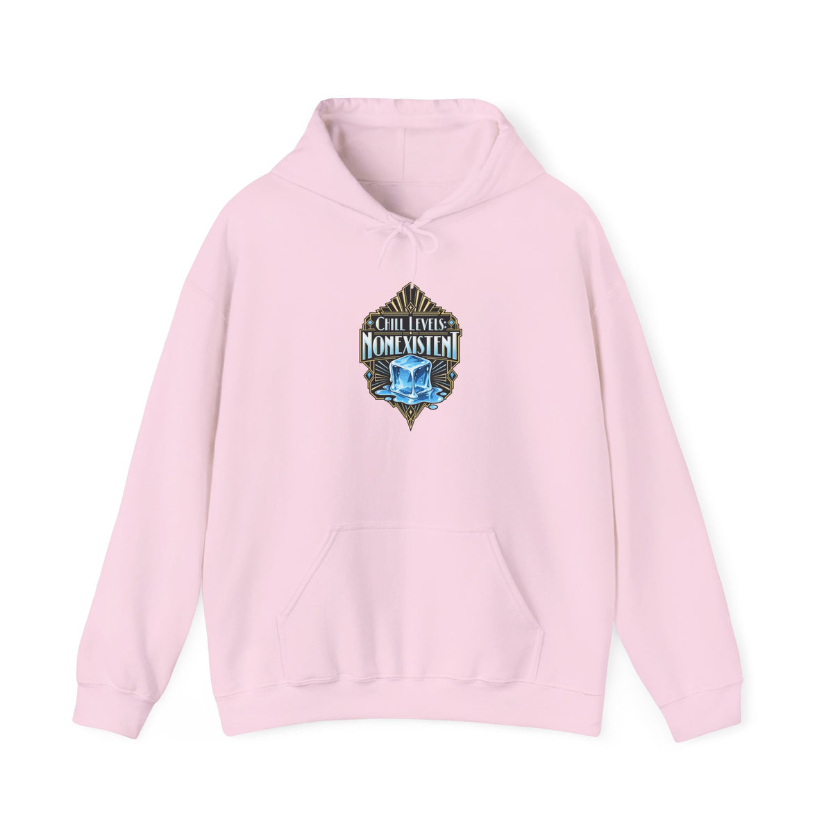 Chill Levels: Nonexistent Funny Self-Deprecating Hoodie