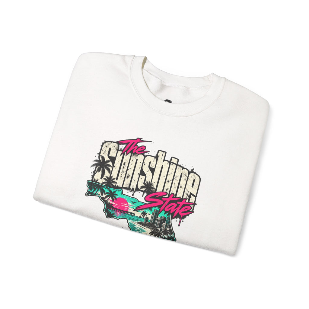 The Sunshine State Funny Minimalist Typography Sweatshirt