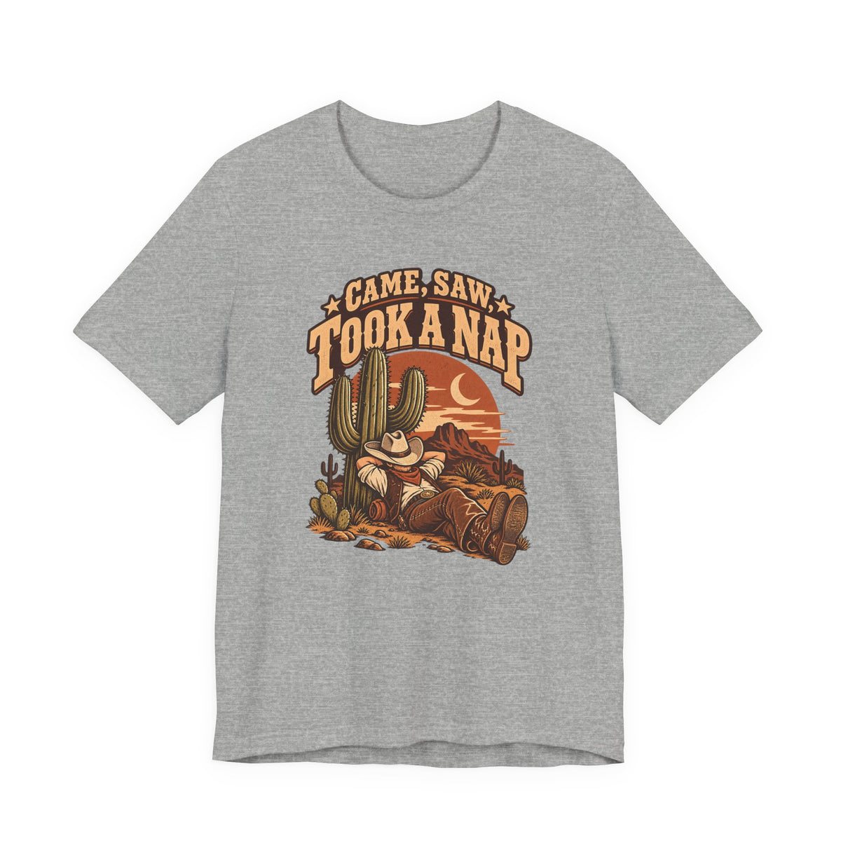 Came, Saw, Took A Nap Funny Self-Deprecating T-Shirt