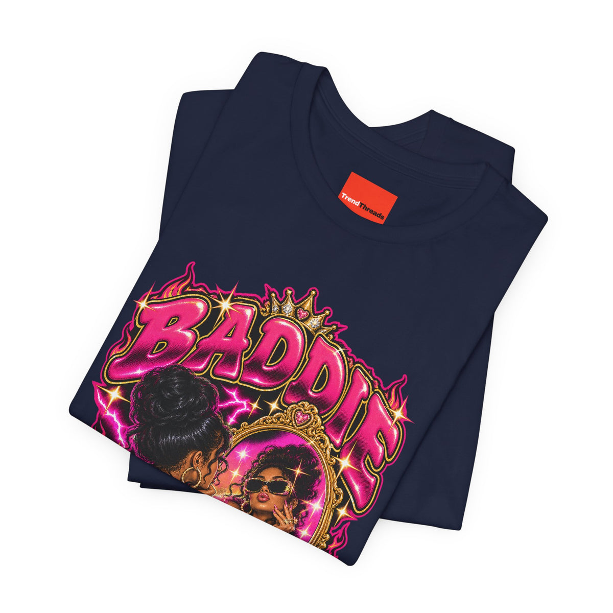 BADDIE Funny Retro Vintage T-Shirt