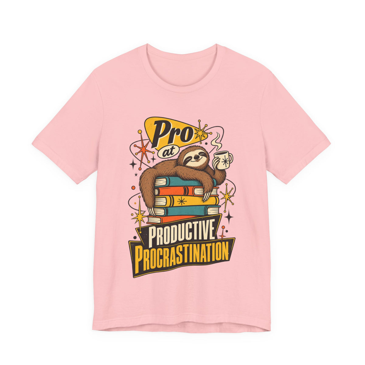 Pro at Productive Procrastination Funny Sarcastic T-Shirt