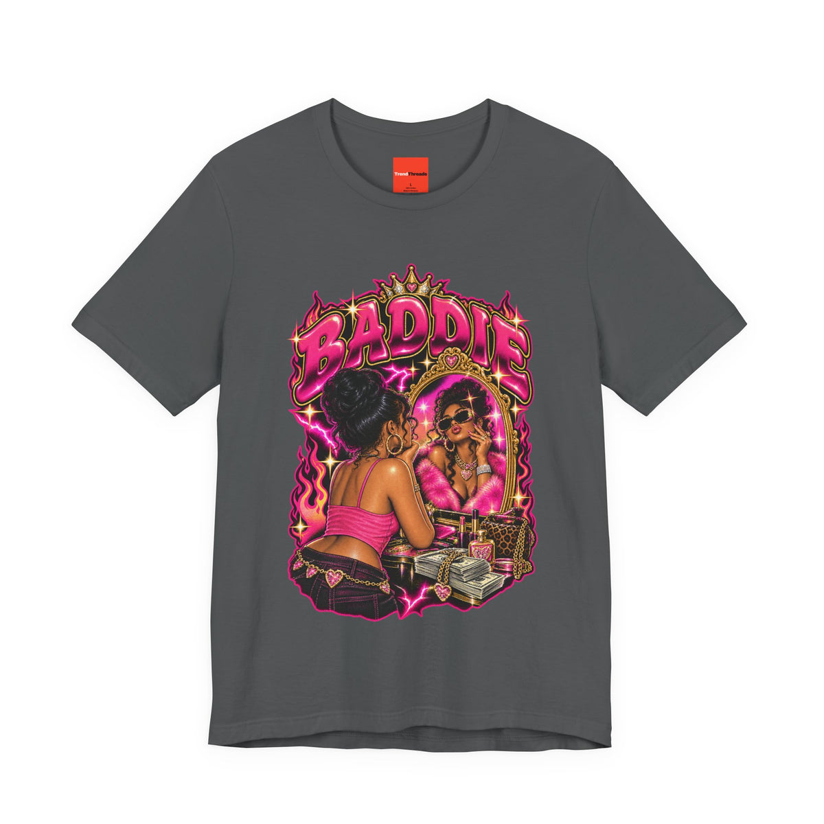 BADDIE Funny Retro Vintage T-Shirt