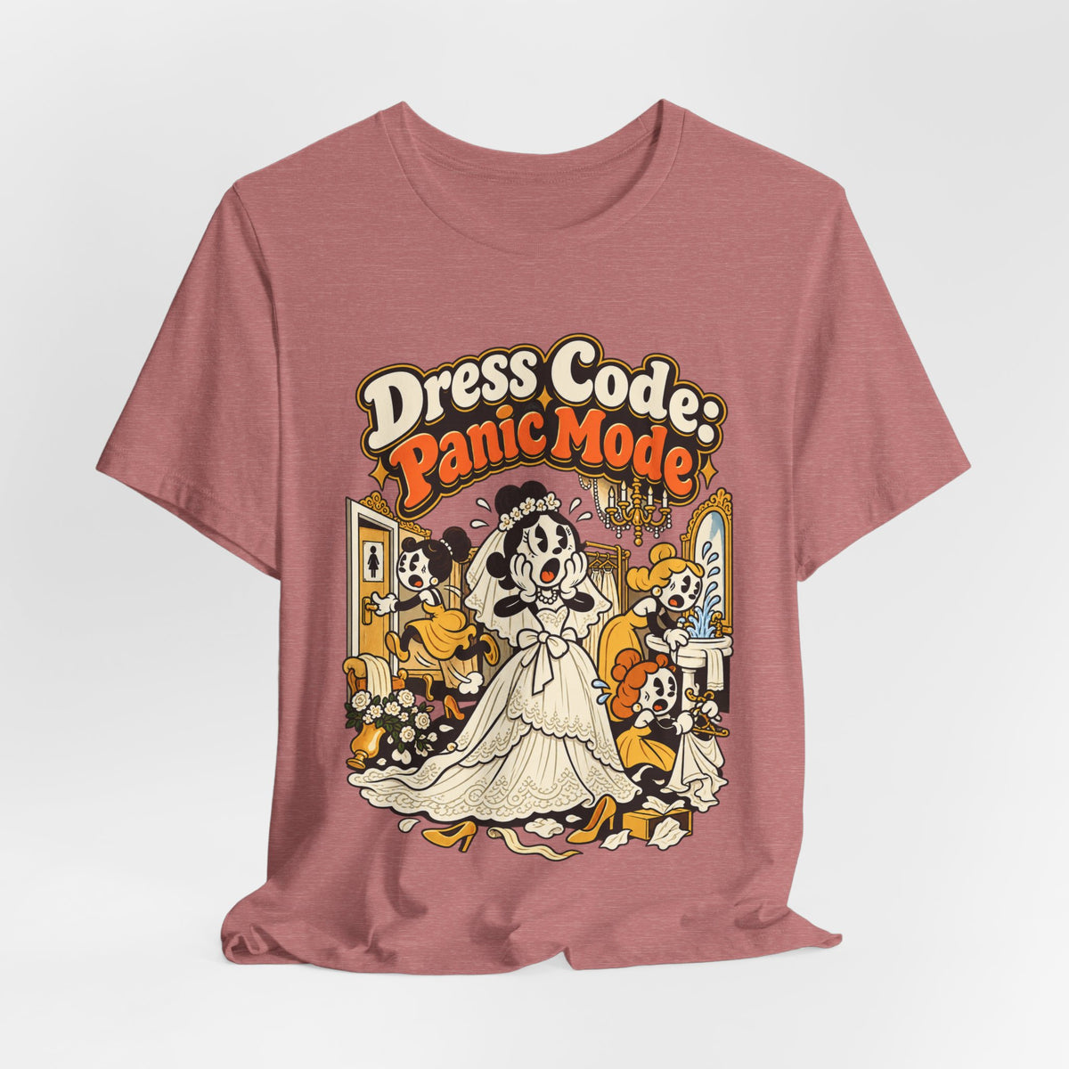 Dress Code: Panic Mode Funny Sarcastic T-Shirt