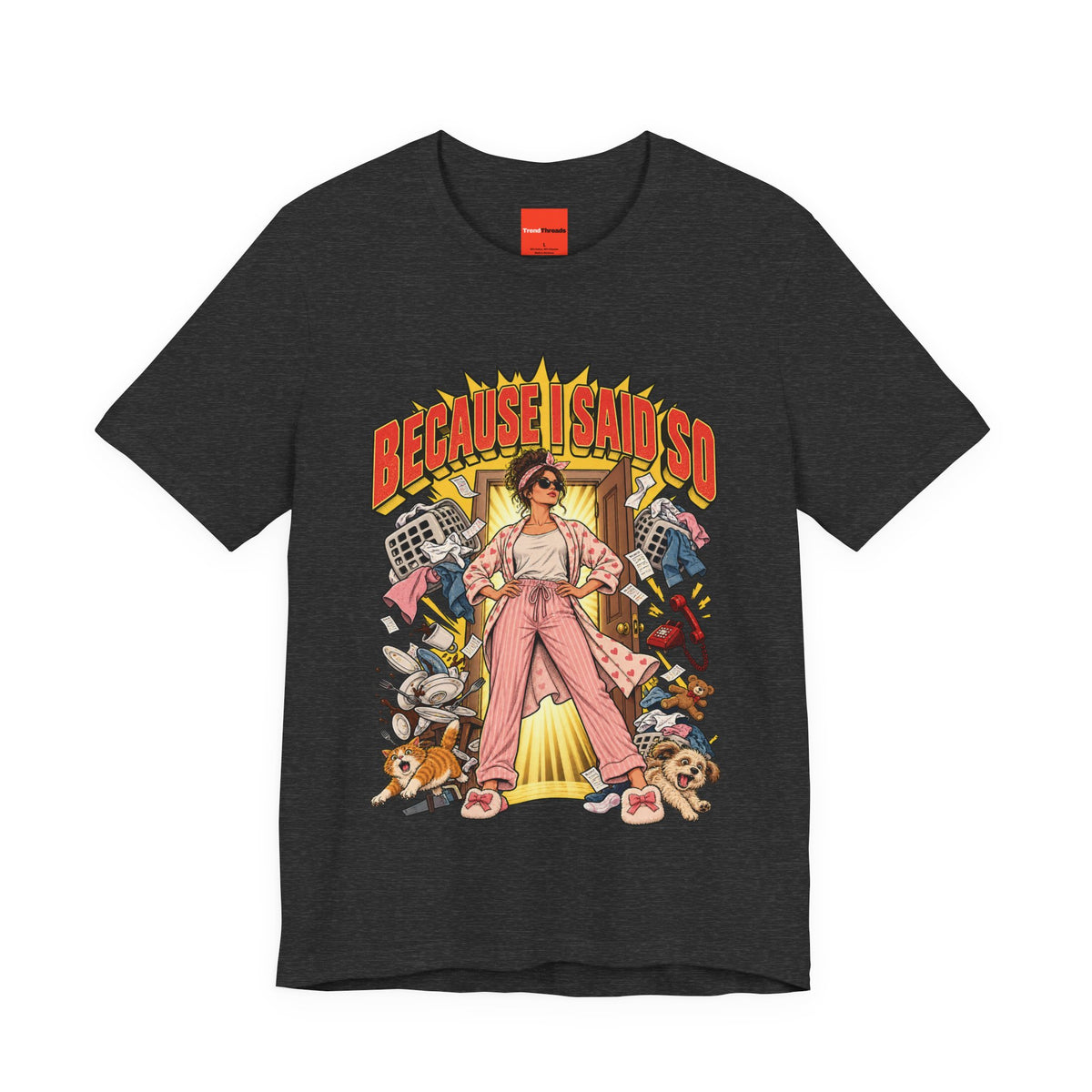 Because I Said So Funny Retro Vintage T-Shirt