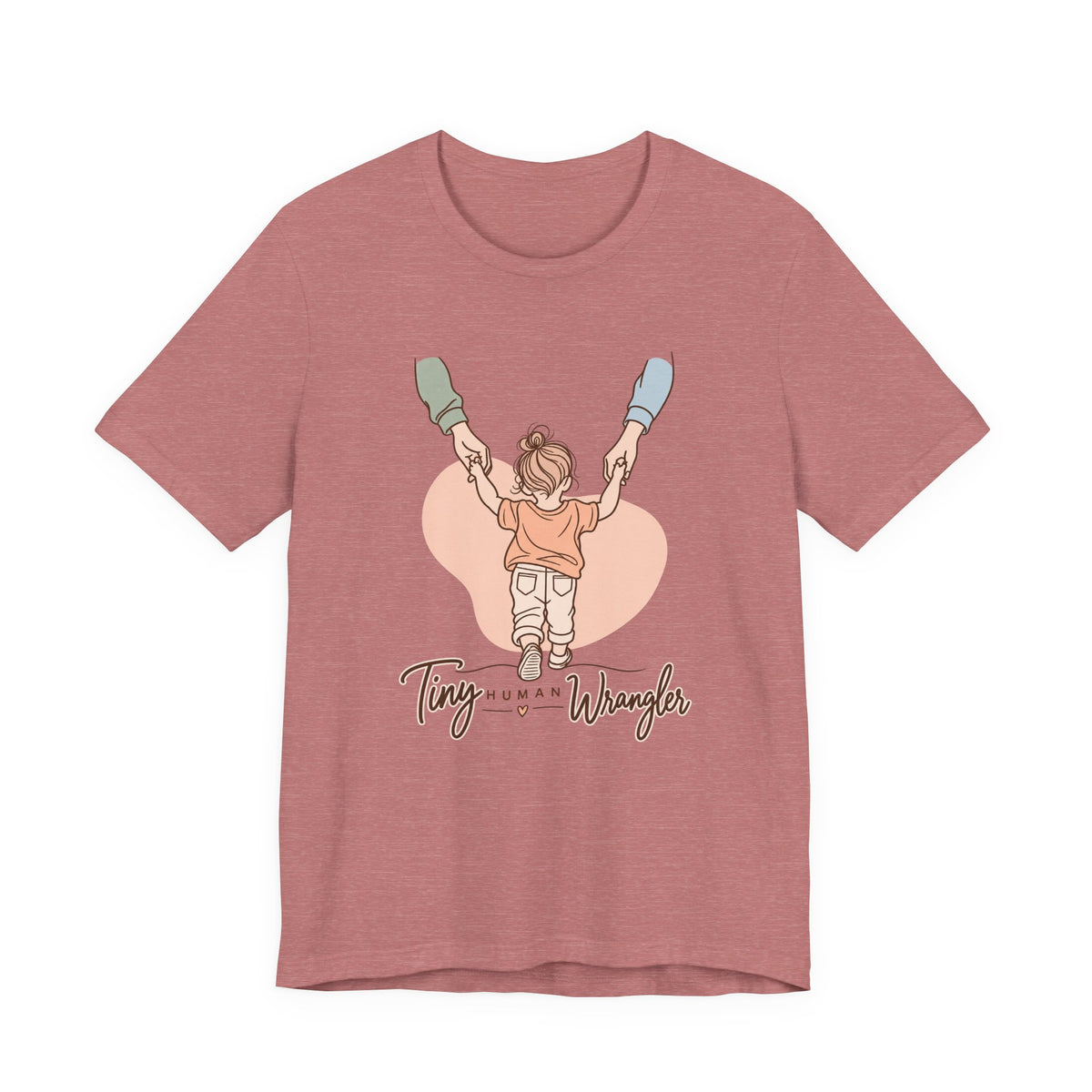 Tiny Human Wrangler Funny Parent T-Shirt