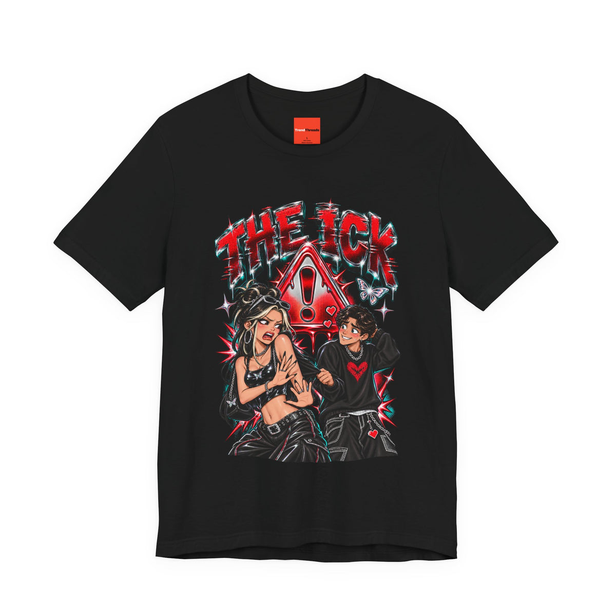 THE ICK Funny Y2K Graphic T-Shirt