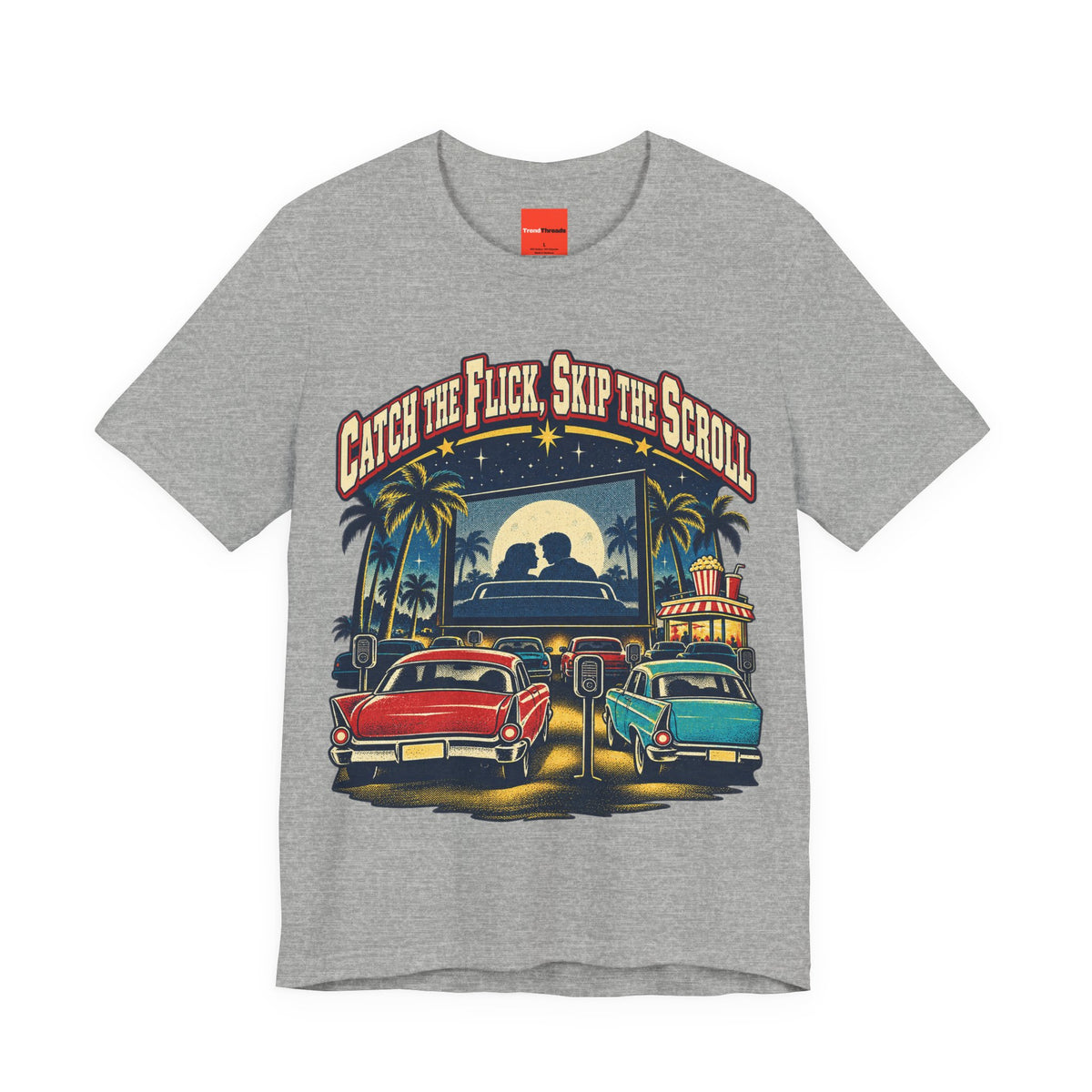 Catch the Flick, Skip the Scroll Funny Programmer T-Shirt