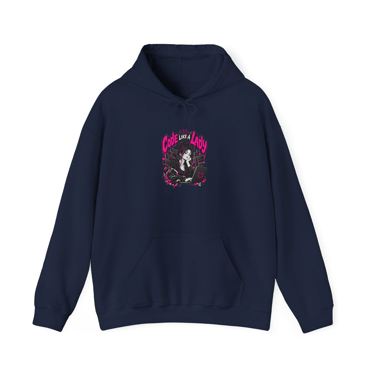 Code Like A Lady Funny Programmer Hoodie