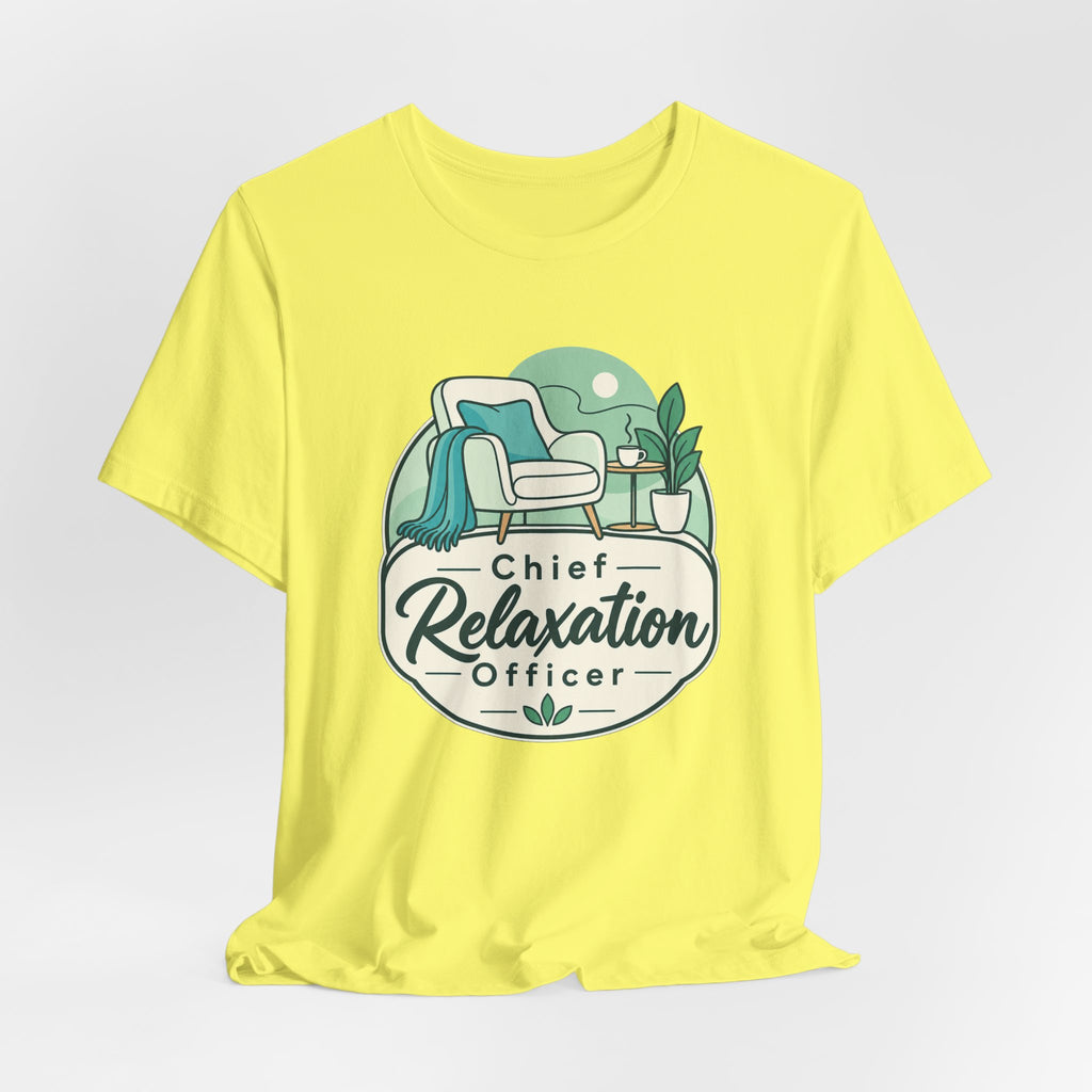 Chief Relaxation Officer Funny Office T-Shirt