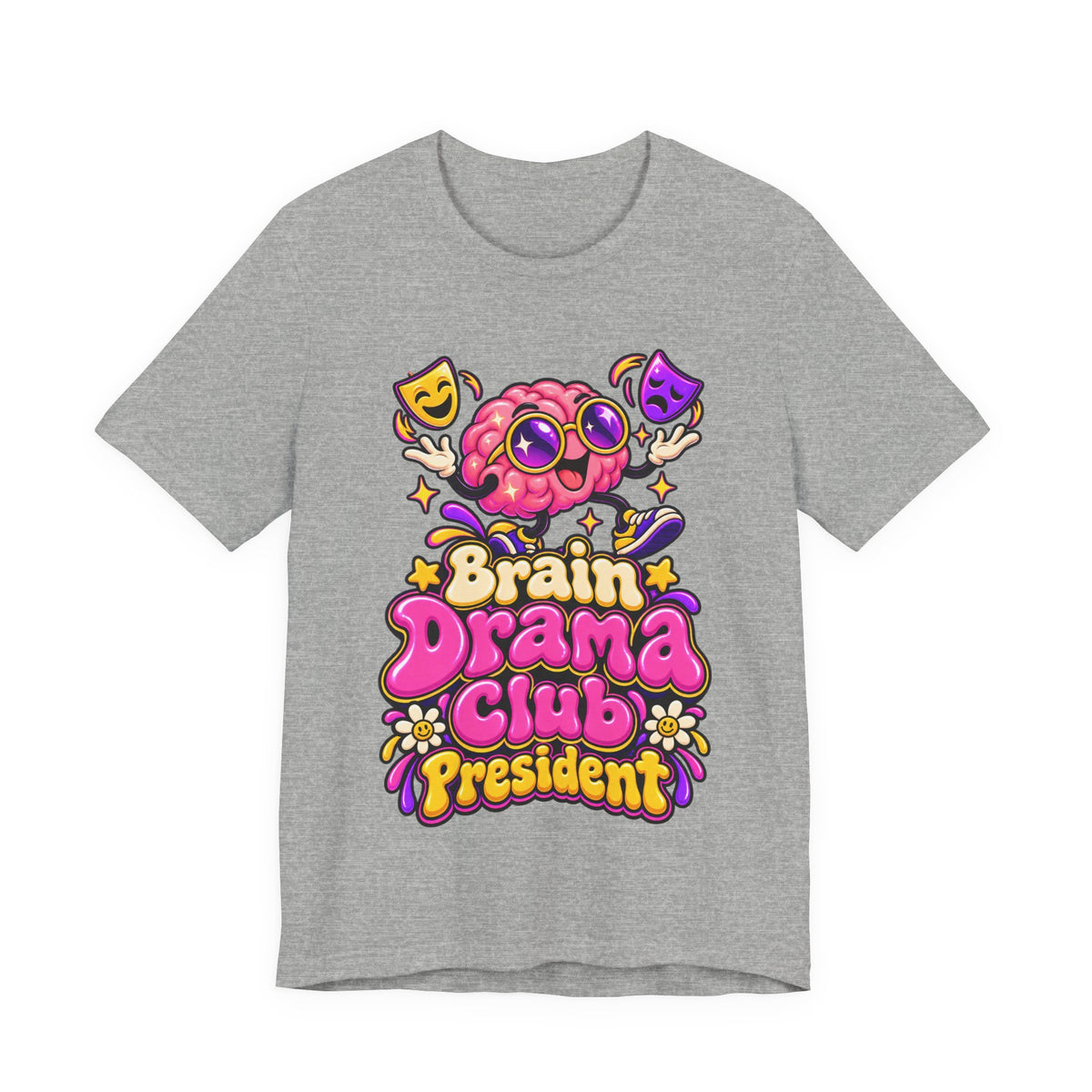 Brain Drama Club President Funny Y2K T-Shirt