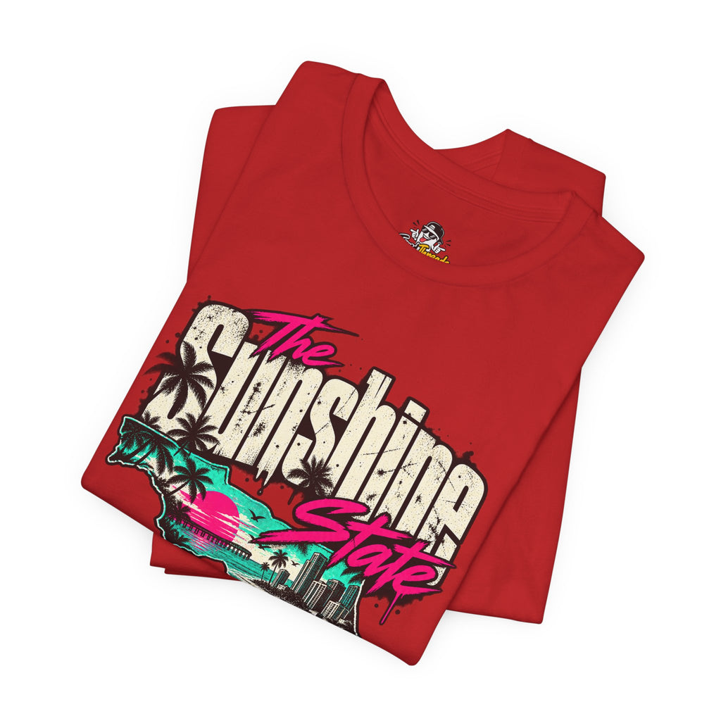 The Sunshine State Funny Minimalist Typography T-Shirt
