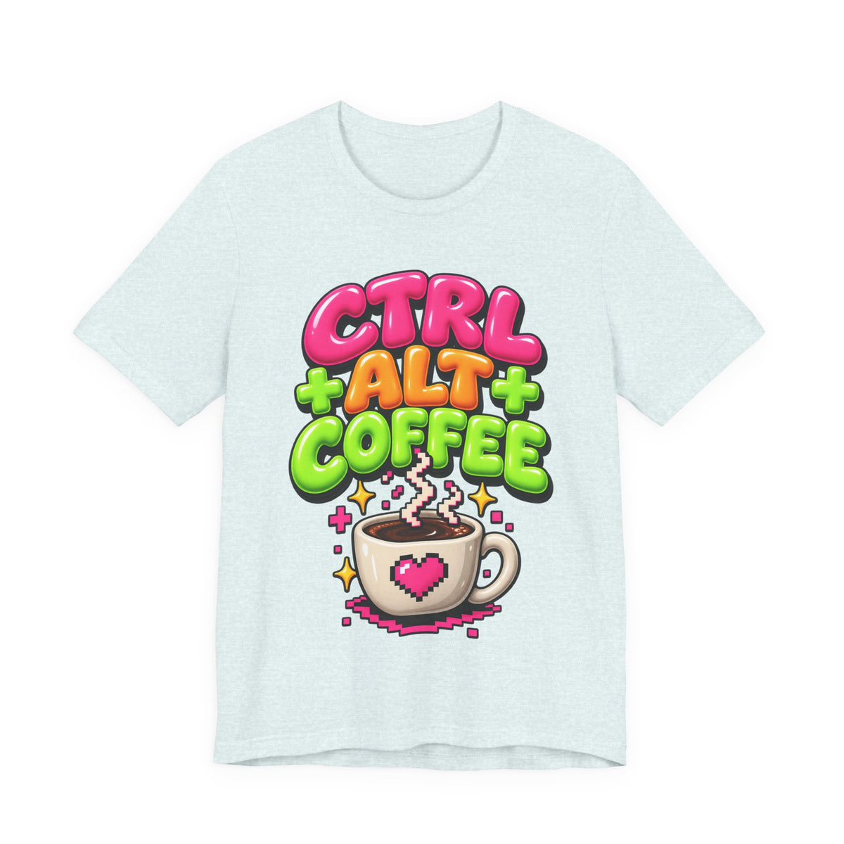 CTRL + ALT + COFFEE Funny Programmer T-Shirt