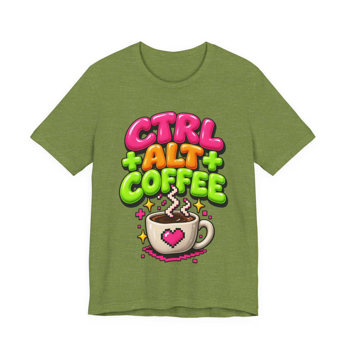 CTRL + ALT + COFFEE Funny Programmer T-Shirt