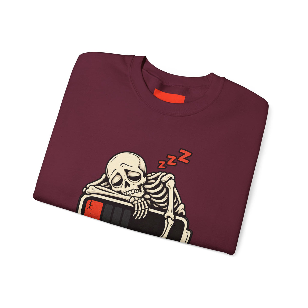 Low Battery, Mind Shutting Down Funny Self-Deprecating Sweatshirt