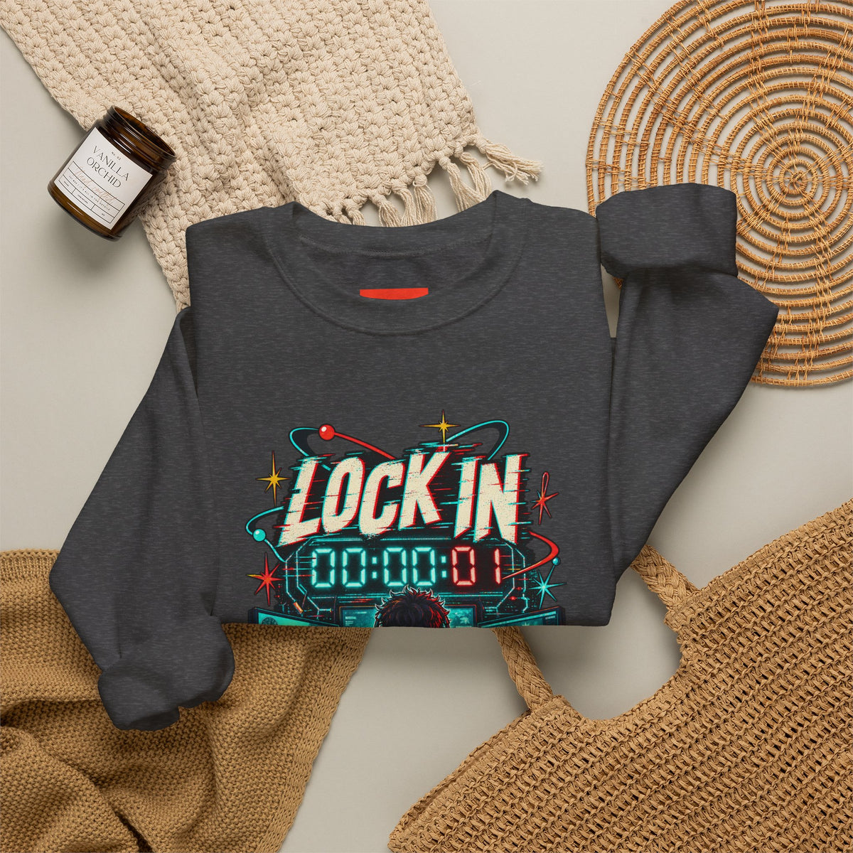 LOCK IN Funny Y2K Style General Sweatshirt