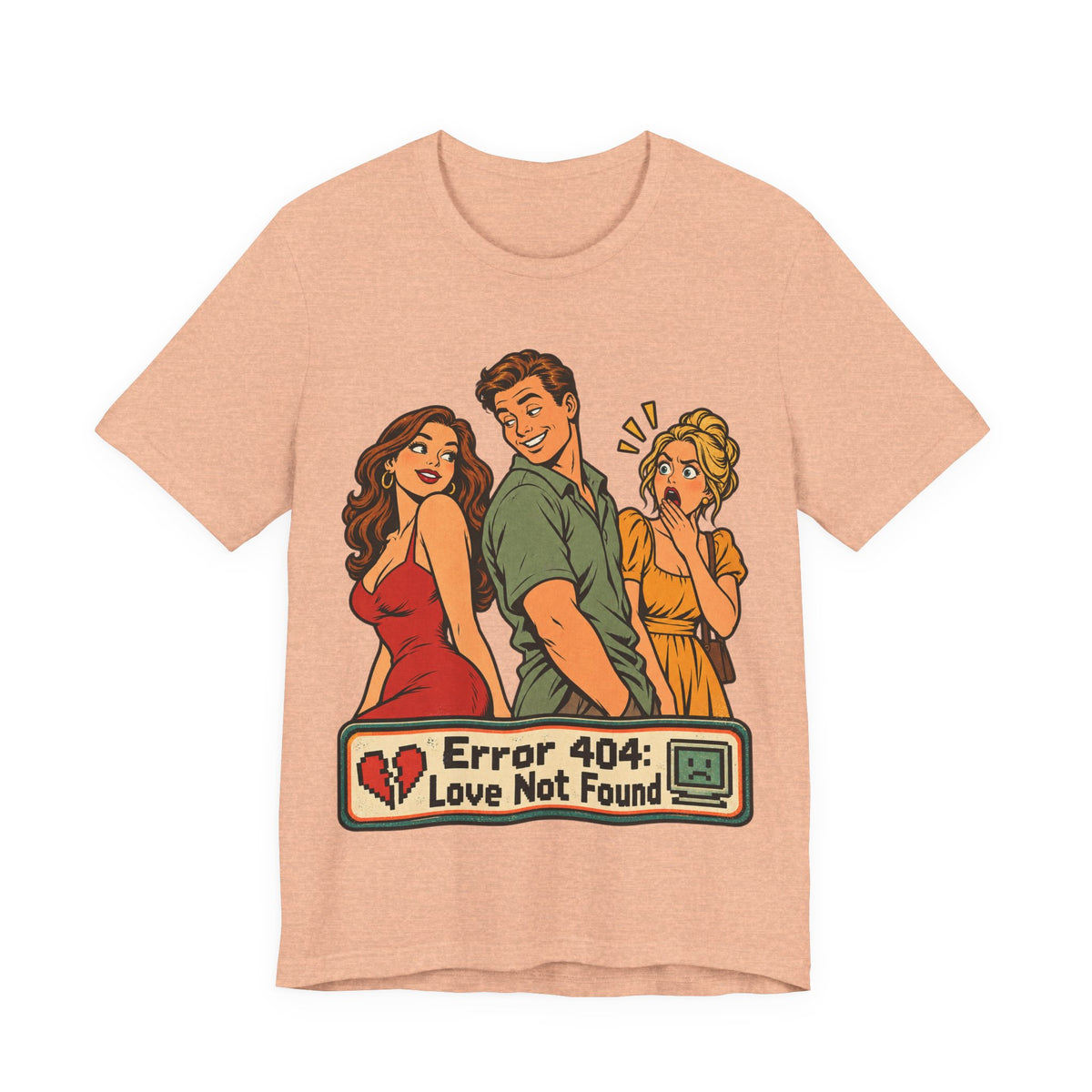 Error 404: Love Not Found Funny Programmer T-Shirt