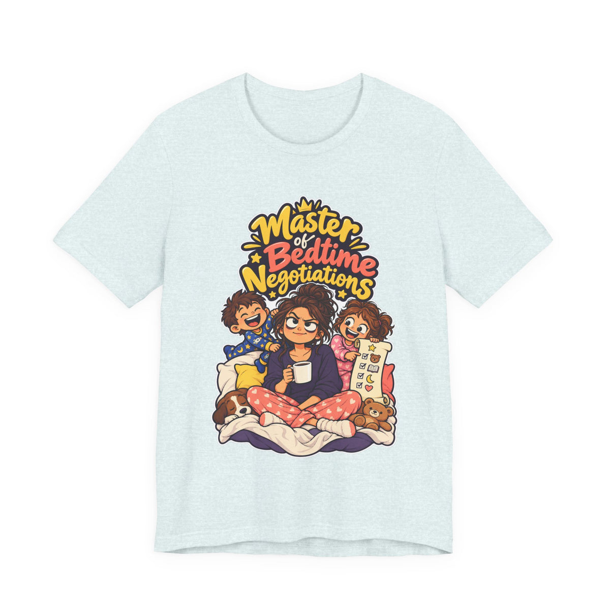 Master of Bedtime Negotiations Funny Parent Humor T-Shirt