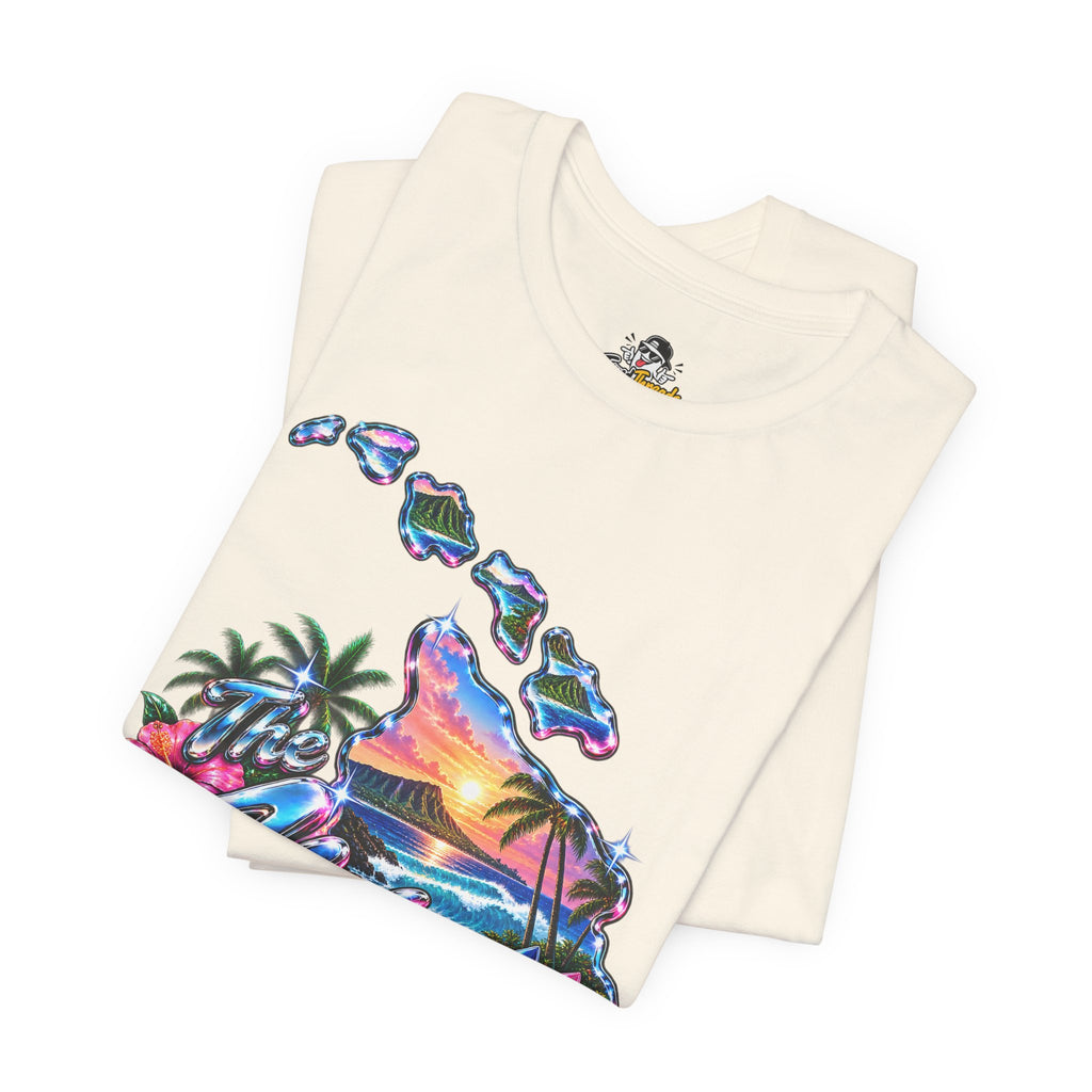 The Aloha State Funny Minimalist Typography T-Shirt
