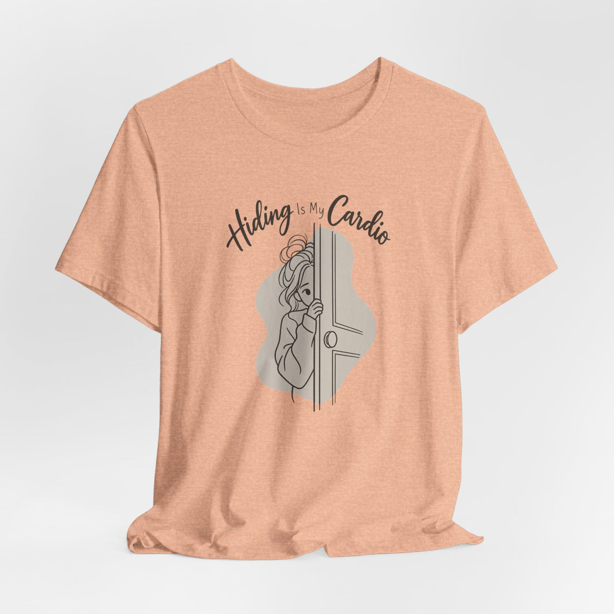 Hiding Is My Cardio Funny Introvert T-Shirt