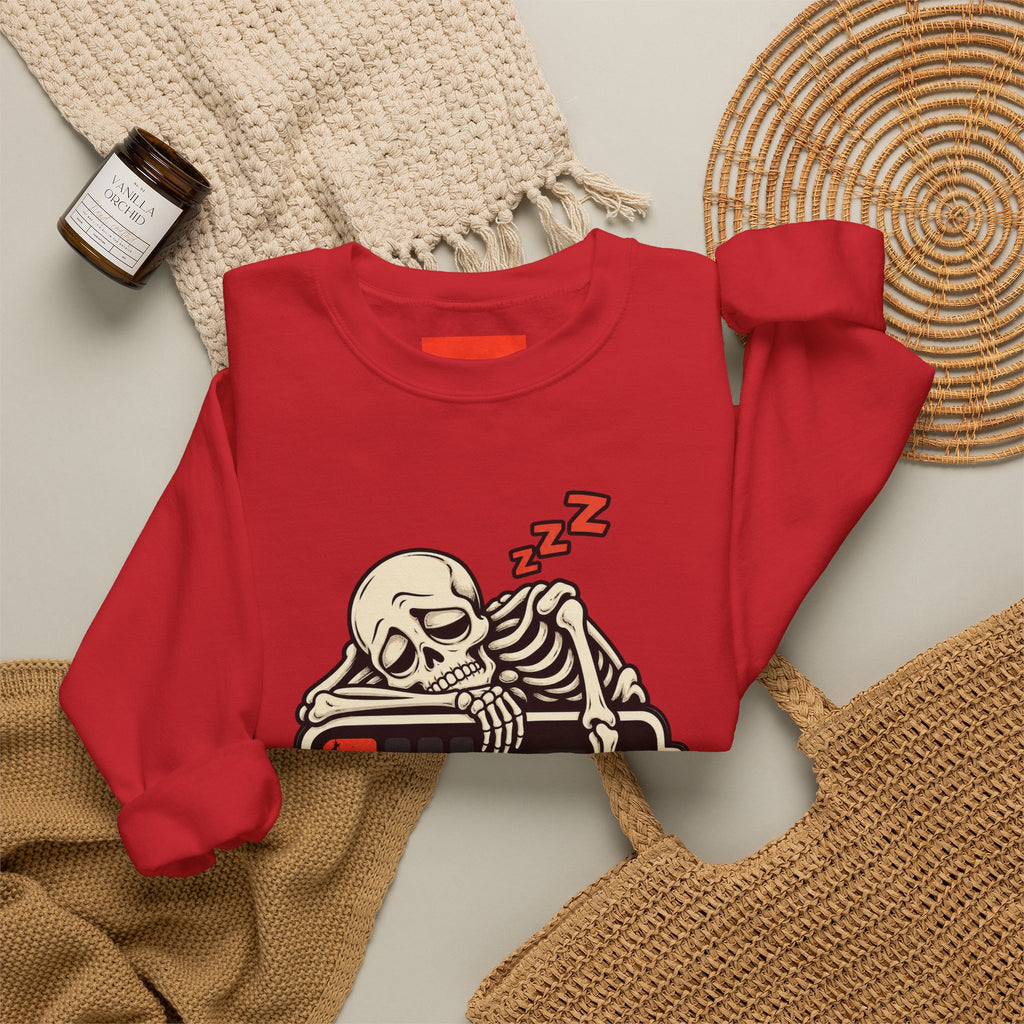Low Battery, Mind Shutting Down Funny Self-Deprecating Sweatshirt