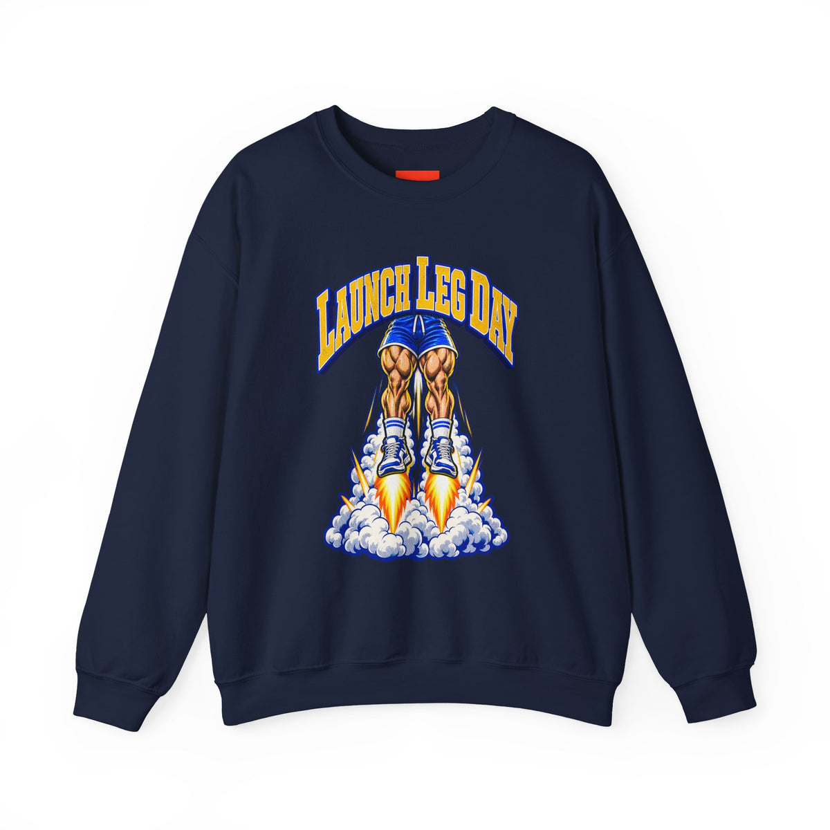 Launch Leg Day Funny Fitness Sweatshirt