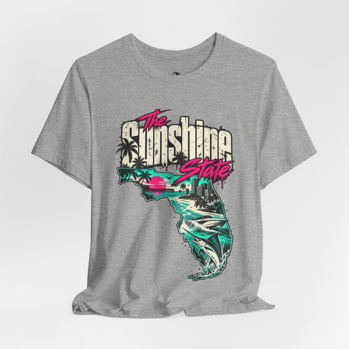 The Sunshine State Funny Minimalist Typography T-Shirt