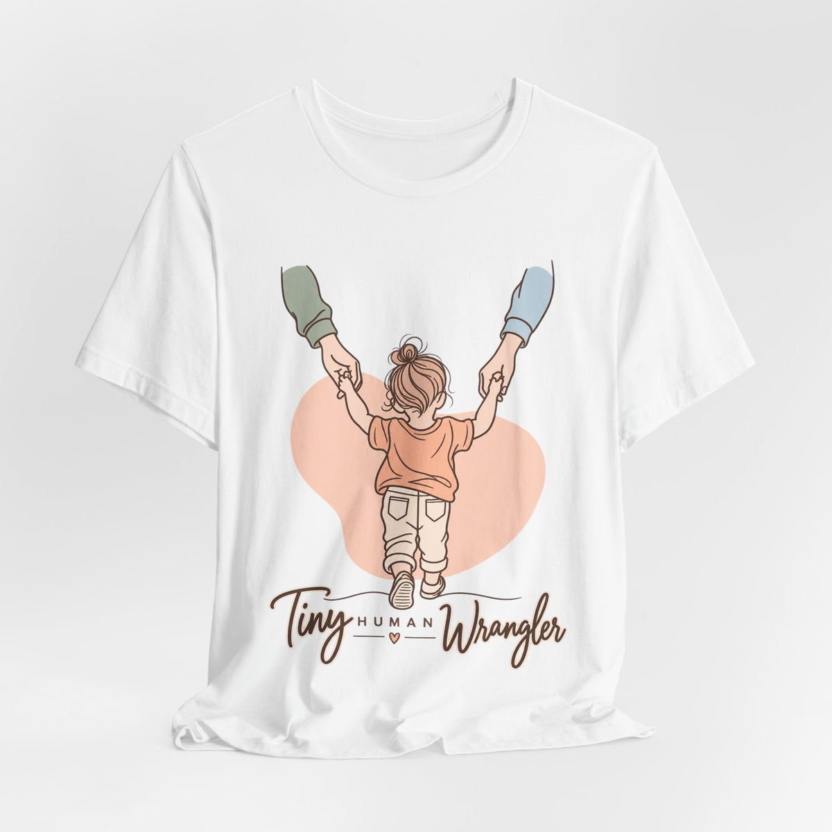 Tiny Human Wrangler Funny Parent T-Shirt