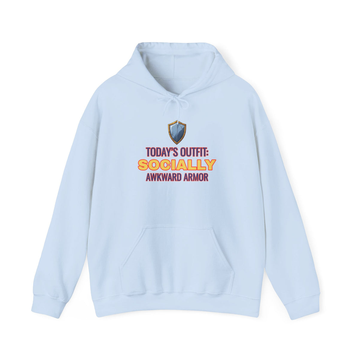 Today’s Outfit: Socially Awkward Armor Funny Introvert Hoodie