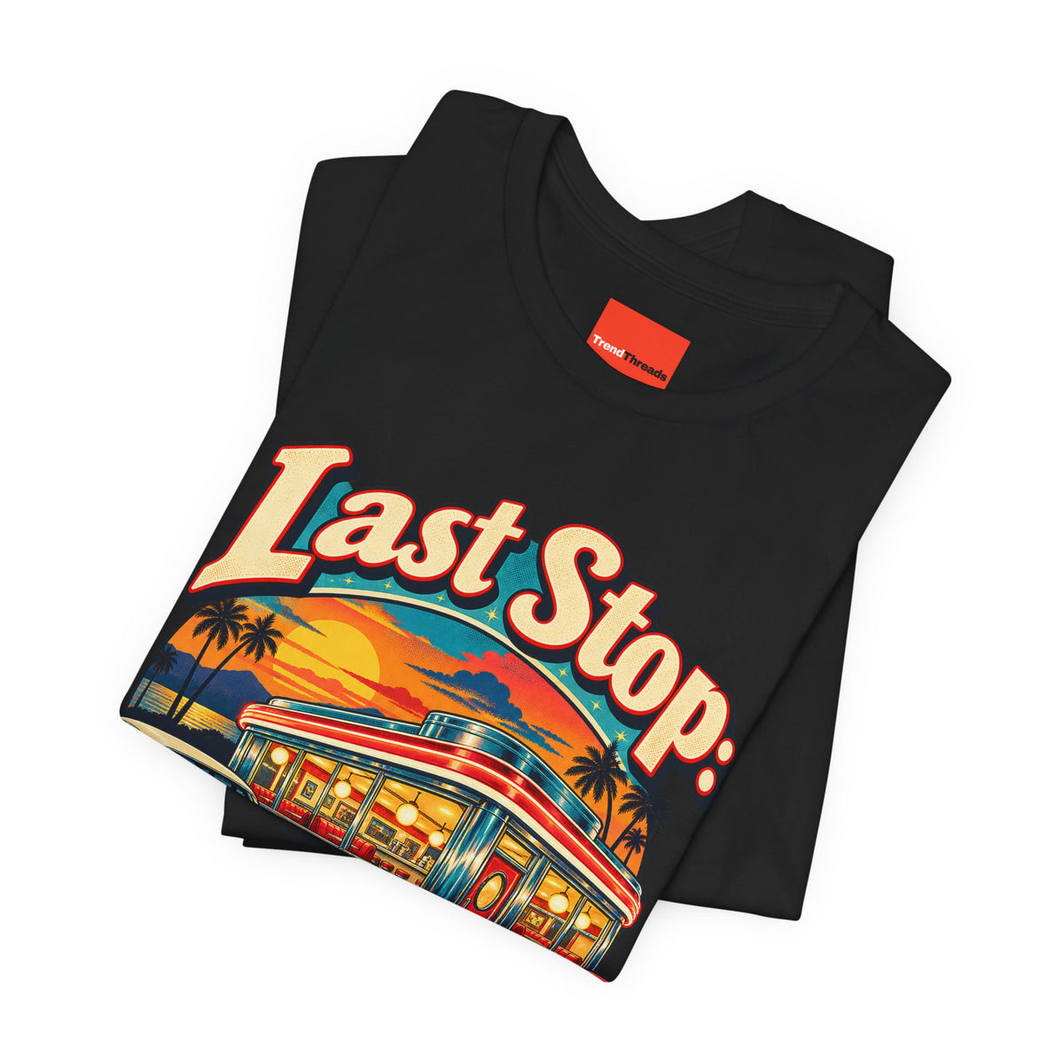 Last Stop: Nostalgia Lane Funny Retro Vintage T-Shirt