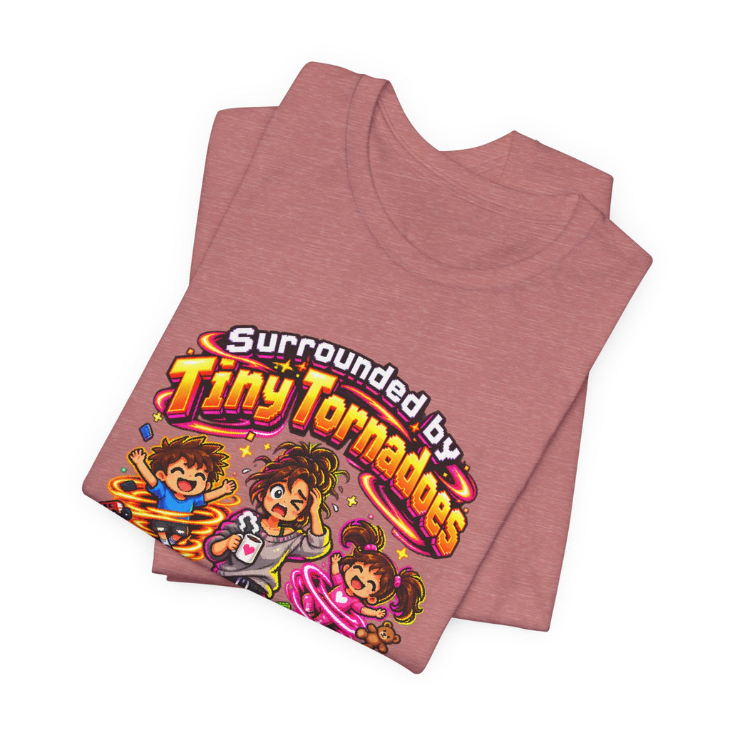 Surrounded by Tiny Tornadoes Funny Parent T-Shirt
