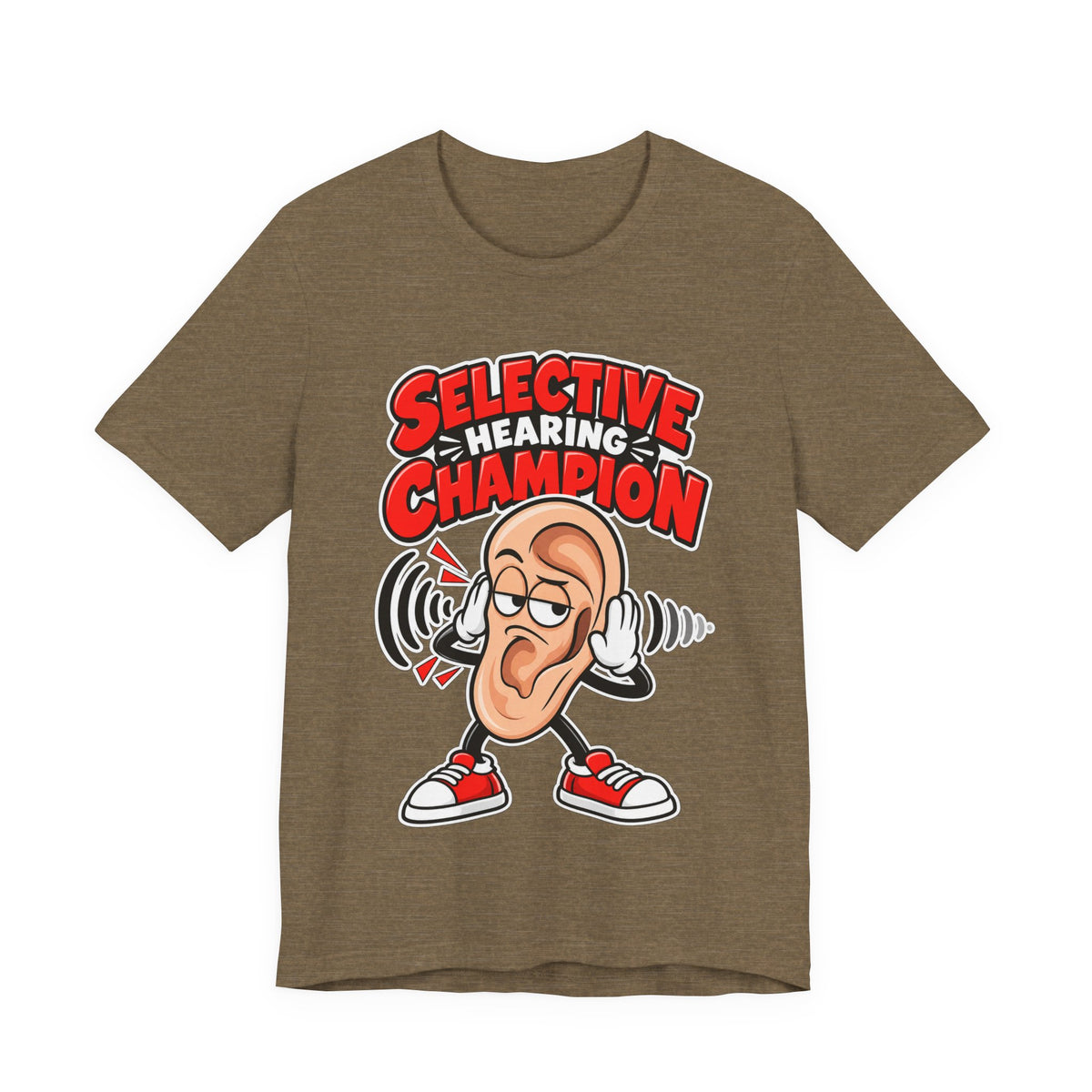 Selective Hearing Champion Funny Sarcastic T-Shirt