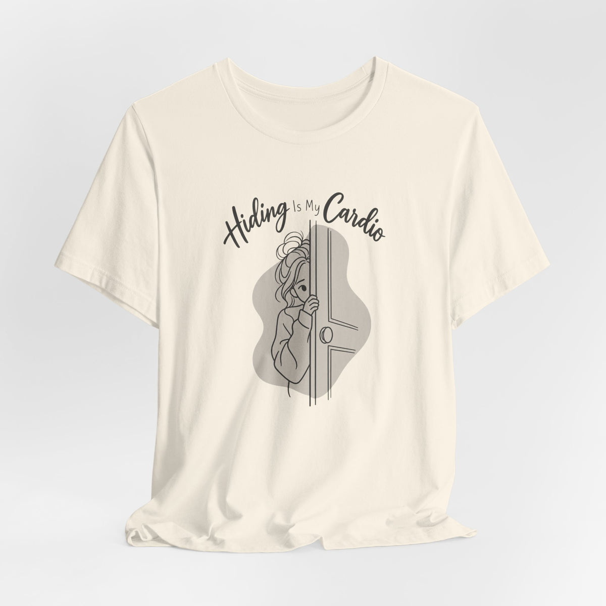 Hiding Is My Cardio Funny Introvert T-Shirt