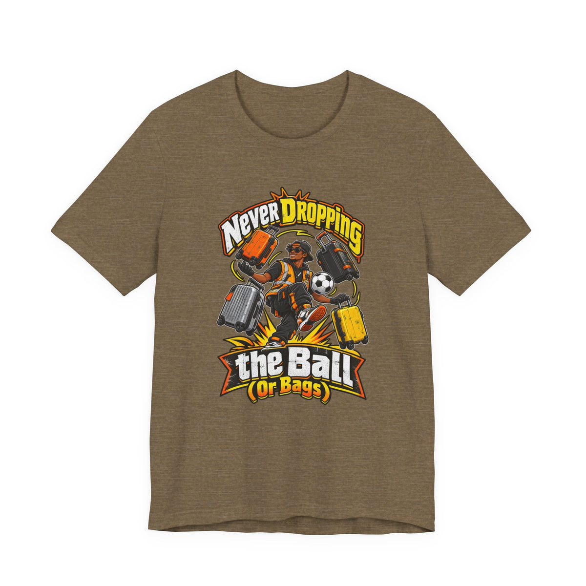 Never Dropping the Ball (Or Bags) Funny Baggage Handler T-Shirt