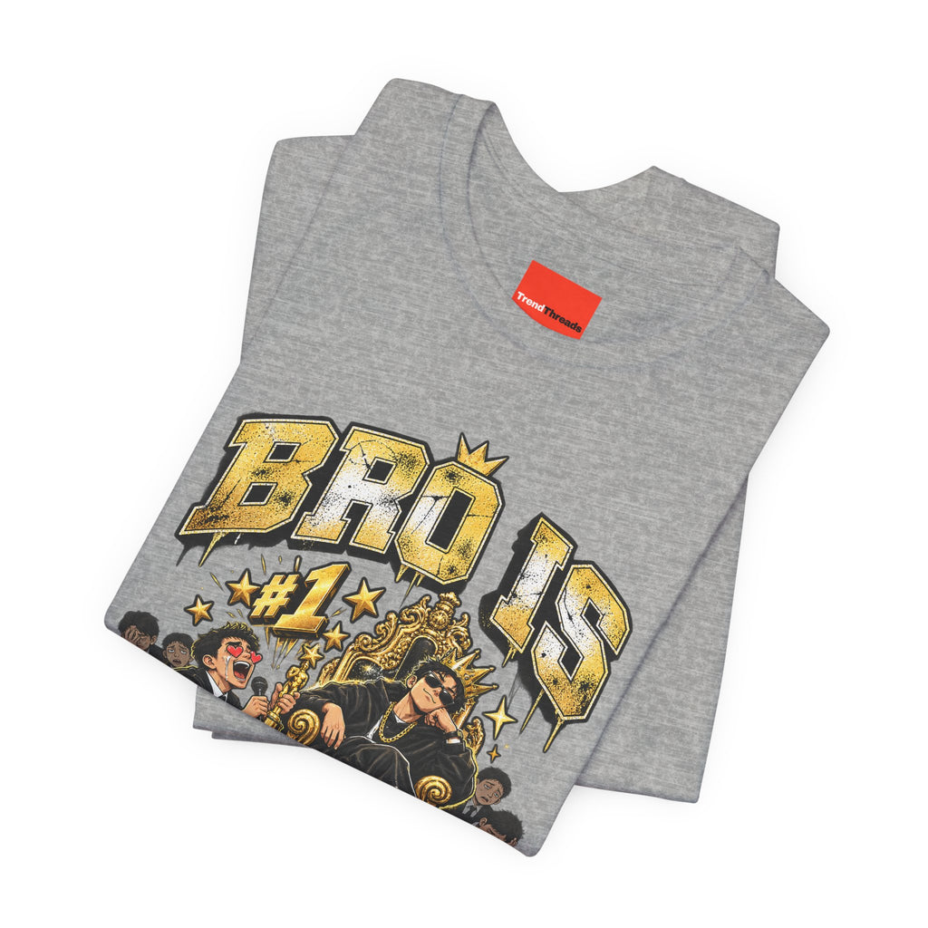 BRO IS GLAZING Funny Streetwear T-Shirt