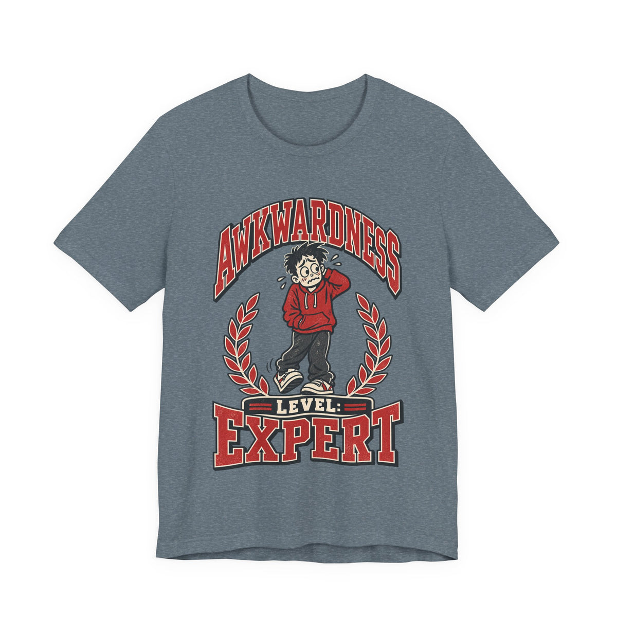Awkwardness Level: Expert Funny Introvert T-Shirt