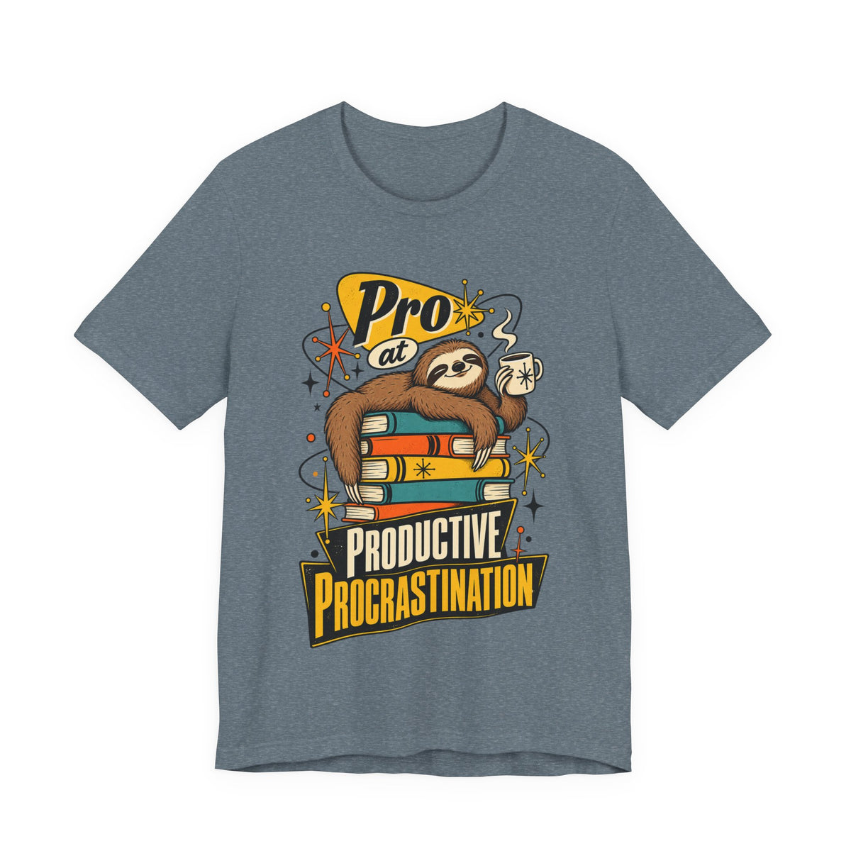 Pro at Productive Procrastination Funny Sarcastic T-Shirt