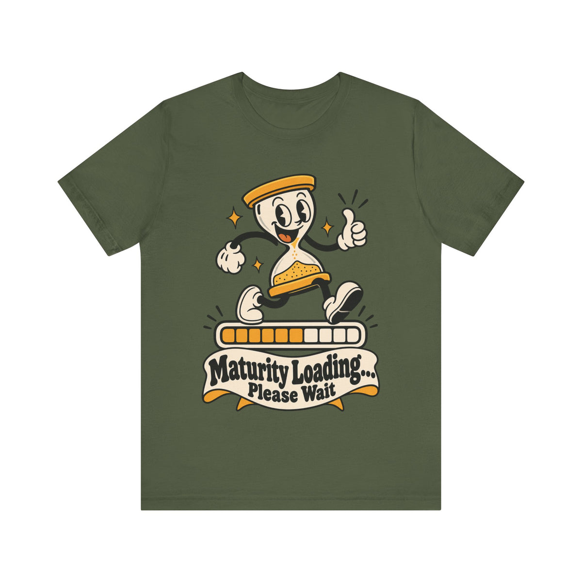 Maturity Loading... Please Wait Funny Self-Deprecating T-Shirt