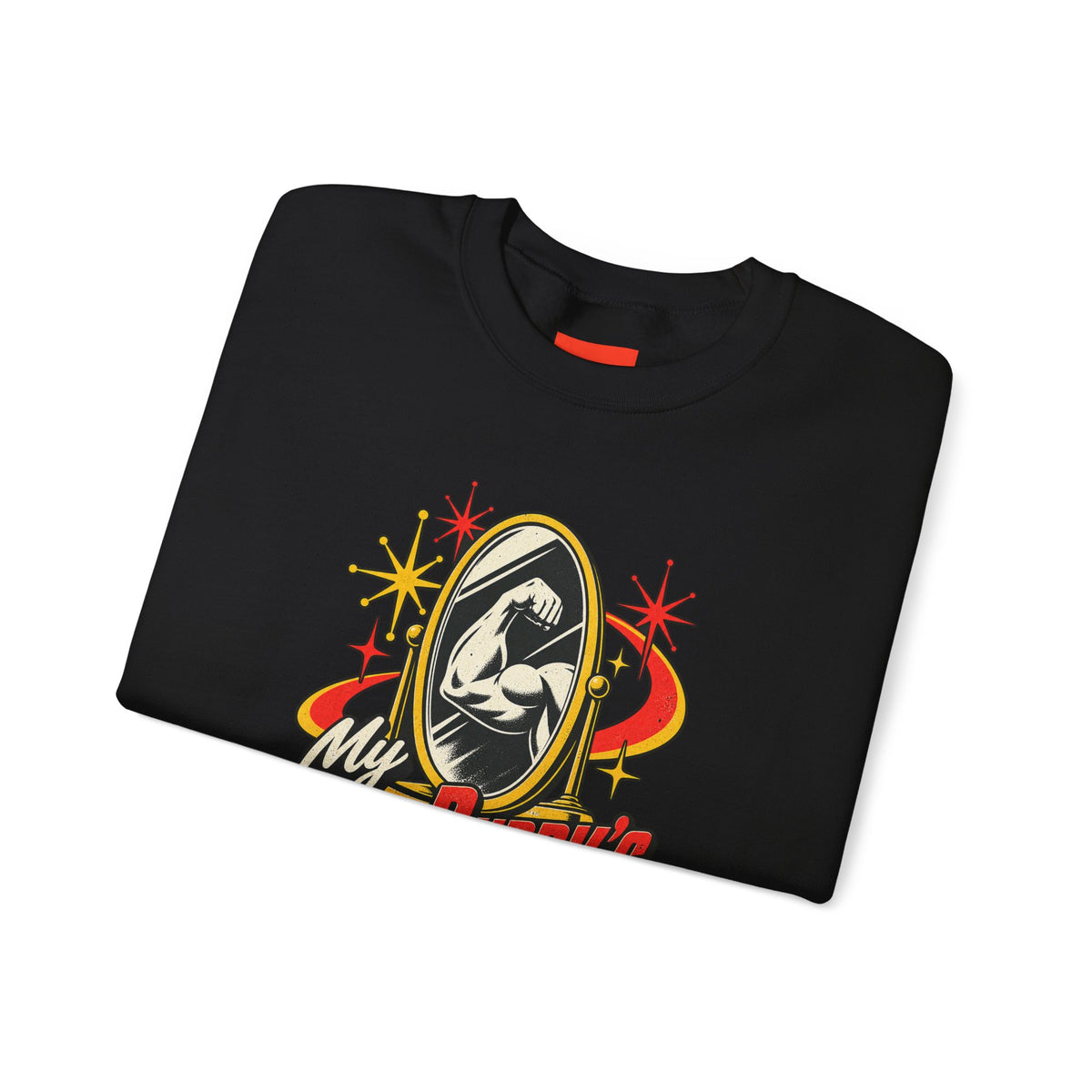 My Gym Buddy’s a Mirror Funny Fitness Sweatshirt