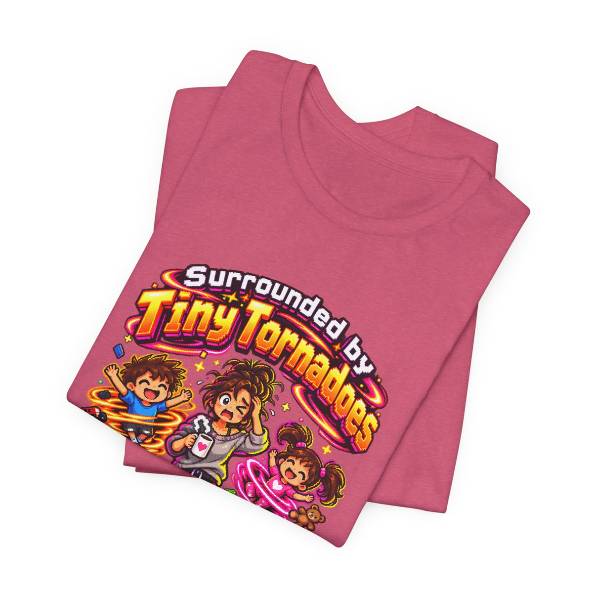 Surrounded by Tiny Tornadoes Funny Parent T-Shirt