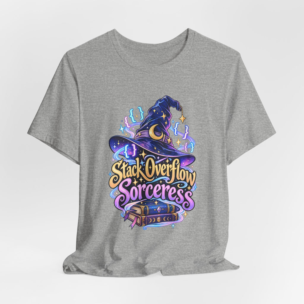 Stack Overflow Sorceress Funny Programmer T-Shirt