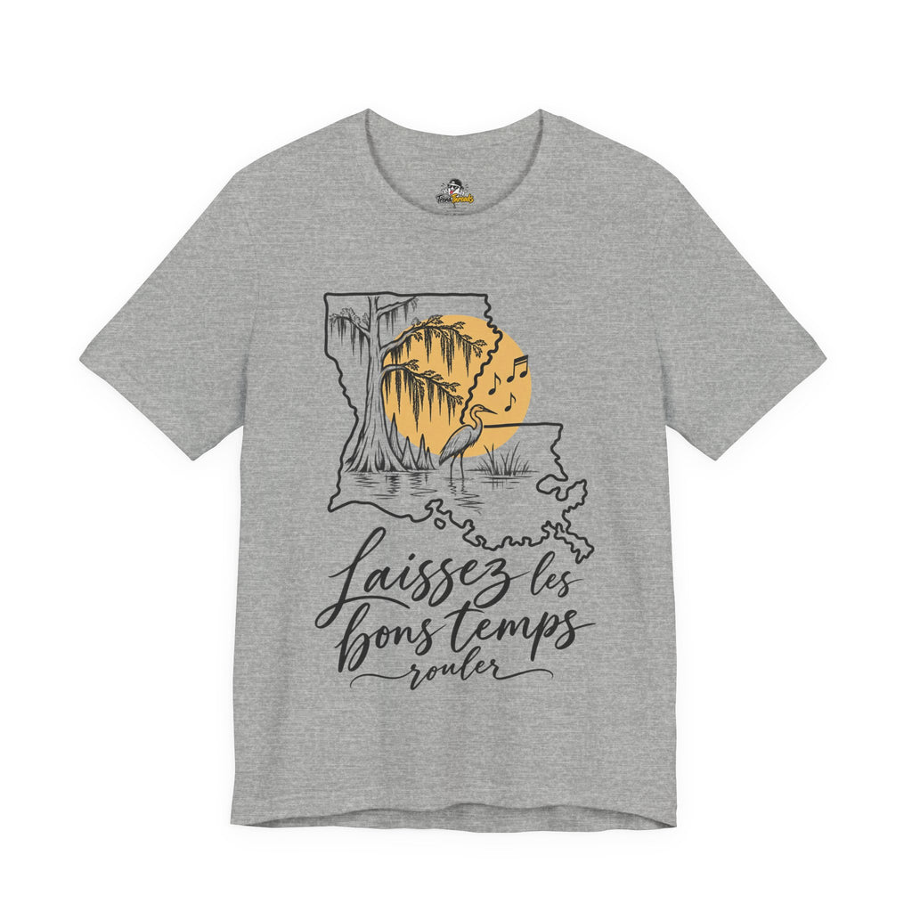 Laissez les bons temps rouler Funny Typography T-Shirt