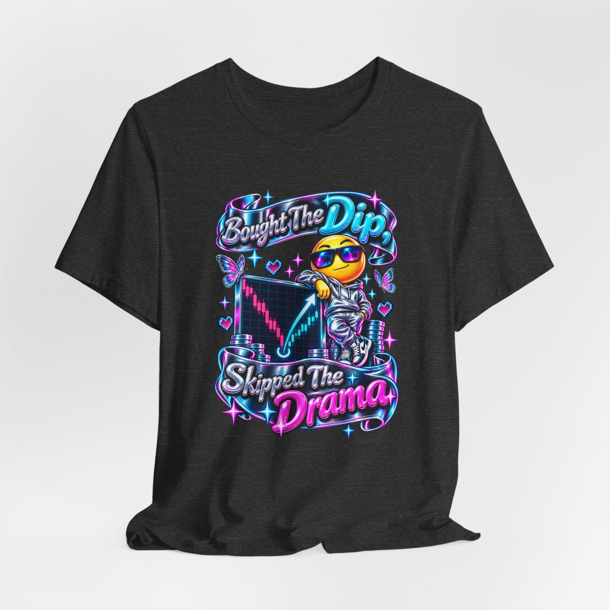 Bought The Dip, Skipped The Drama Funny Stock Market T-Shirt